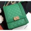 Hot Chanel Boy North/South Small Flap Bag AS0130 Green 2019 CE04088