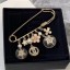 Hot Chanel Resin Star Pearl Tassel Brooch 2019 Collection CE01482