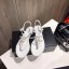 Hot Fake Chanel pearl CC Logo Thong Sandals G35692 WHITE 2020 CE02466