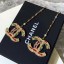 Hot Replica Chanel Colored CC Pendant Earrings AB2490 2019 Collection CE03199