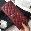 Imitation 1:1 Chanel Lambskin Camellia Clutch Bag A94575 Red 2018 Collection CE01832