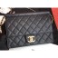 Imitation 1:1 Chanel Lambskin with Imitation Pearls Small Flap Bag AS0582 Black 2019 CE02409