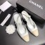 Imitation Best Chanel Heel 6.5cm Slingbacks G31318 White/Ivory 2019 CE02881