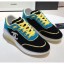 Imitation Best Quality Chanel Terry-cloth & Goatskin Classic Sneaker Black/Yellow 2020 Collection CE02934