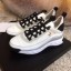 Imitation Chanel Calfskin Sneakers G35617 White 2019 Collection CE04081