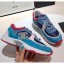 Imitation Chanel Calfskin Suede & Fabric Classic Sneaker Blue/Pink/Red 2020(For Women and Men) Collection CE01002