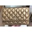 Imitation Chanel Charms Wallet On Chain WOC Bag Metallic Gold 2019 CE01441