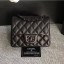 Imitation Chanel Classic Flap Mini Bag A1115 in Lambskin Leather Black with Black Hardware CE04190