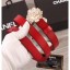 Imitation Chanel Flower Belt 2cm Red 2018 CE04354