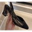 Imitation Chanel Heel 6.5cm Slingbacks G31318 Tweed 10 2020 CE00808