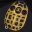 Imitation Chanel Large Resin Stones Beetle Brooch AB1805 Black/Gold 2019 Collection CE02392