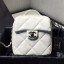 Imitation Chanel Quilted Vintage Leather Camera Case Bag AS1323 White 2020 Collection CE02178