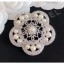 Imitation Chanel Silver Crystal Brooch 58 2020 Collection CE02528
