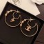 Imitation Chanel Stone Hoop Earrings AB3195 2019 Collection CE01183