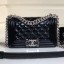 Imitation Chanel Vintage Quilted Leather Small Boy Flap Bag Black 2019 Collection CE02300