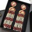 Imitation High Quality Chanel Pearl Tassel Short Earrings AB1975 Red 2019 Collection CE03703