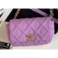 Imitation Top Chanel 19 Jersey Waist Bag AS1163 Mauve 2020 CE01844