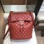 Imitation Top Chanel Quilting sheepskin Backpack Bag A91121 burgundy with gold hardware CE03733