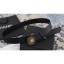 Knockoff Chanel Calfskin Belt with CC Round Buckle 35MM Width Black 2018 CE01487