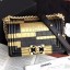 Knockoff Chanel Calfskin Small Boy Flap Bag A67085 Gold/Black 2019 Collection CE01157