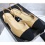 Knockoff Chanel Heel 2cm Flat Slingbacks G31319 Beige/Grosgrain CE04218