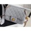 Knockoff Chanel Pearl on Chain Classic Flap Bag AS1786 Gray 2020 CE03859