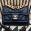 Knockoff Chanel Quilted Lambskin Small Flap Bag AS0936 Blue 2019 Collection CE04135