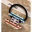 Knockoff Chanel Stripe CC Hair Accessory White/Blue/Red/Green 2018 CE04087