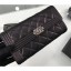 New Chanel Lambskin Boy Long Flap Wallet A80286 Black/Silver CE02166