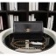 New Cheap Chanel A32258 Black Grain Leather Flap Bag gold CE02186
