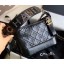 Replica AAAAA Chanel Chain Logo Handle Gabrielle Small Hobo Bag AS0865 Black 2020 CE01983