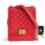 Replica Best Chanel Boy North/South Flap Shoulder Bag AS0130 Red 2019 CE02038