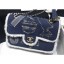 Replica Best Chanel Cotton/Shearling Sheepskin Flap Bag AS0875 2019 CE02066