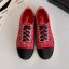 Replica Best Chanel Pearl Fabric Sneakers Red 2020 Collection CE01972