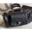 Replica Chanel Bowling Duffel Bag with Circle Handle AS1359 Black 2020 CE00511