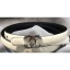 Replica Chanel CC Belt 15mm Width White 2018 Belt CE01107