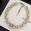 Replica Chanel Chain and Pearl Necklace Silver/White 2018 CE01297