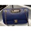 Replica Chanel Chain Small Flap Bag AS1466 Navy Blue 2020 CE02945