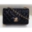 Replica Chanel Classic Flap Small Bag A01116 Black in Patent Leather with Gold Hardware CE03190