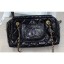 Replica Chanel Crinkled Calfskin Bowling Bag Black 2020 CE01508