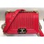 Replica Chanel Embroidered Boy Small Flap Bag Red 2019 CE02174