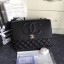 Replica Chanel Grained Calfskin & Silver-Tone Metal A91869 Black CE01032