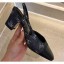 Replica Chanel Heel 6.5cm Slingbacks G31318 Logo Black 2020 CE03518
