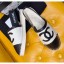 Replica Chanel Lambskin Espadrilles Mules Sandals White/Black 2020 Collection CE04390
