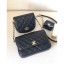 Replica Chanel Lambskin Side Pack Bag AS0545 Black 2019 CE00724
