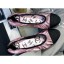 Replica Chanel Laminated Goatskin and Grosgrain Ballerinas G36166 Metallic Pink 2020 CE02623