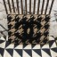 Replica Chanel Medium Houndstooth Tweed CC Clutch AP0803 Beige/Black 2019 Collection CE01801
