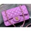 Replica Chanel Original Quality Small Classic Flap Bag 1116 in Sheepskin Mauve with Gold Hardware CE03243