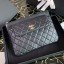 Replica Chanel Quilted Lambskin Flap Case Pouch AP1189 Black 2020 Collection CE01402
