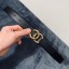 Replica Chanel Reversible Calfskin Belt 30mm with CC Buckle Black/Gold Collection CE02233